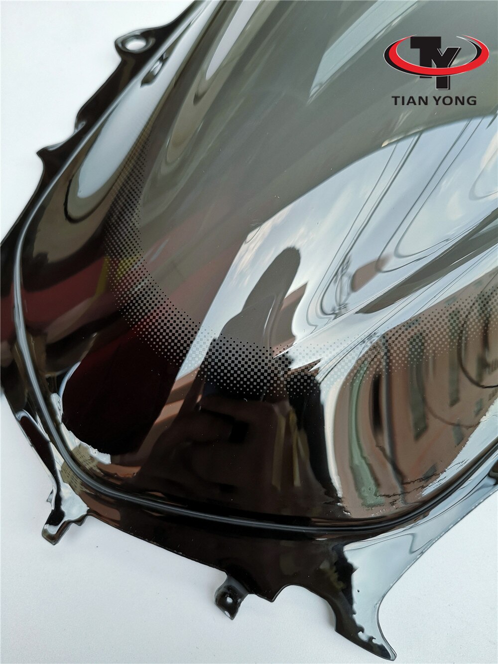Motorfiets voor yamaha  r1 r 1 15-16-17 windscherm windscherm rookzwart helder windscherm