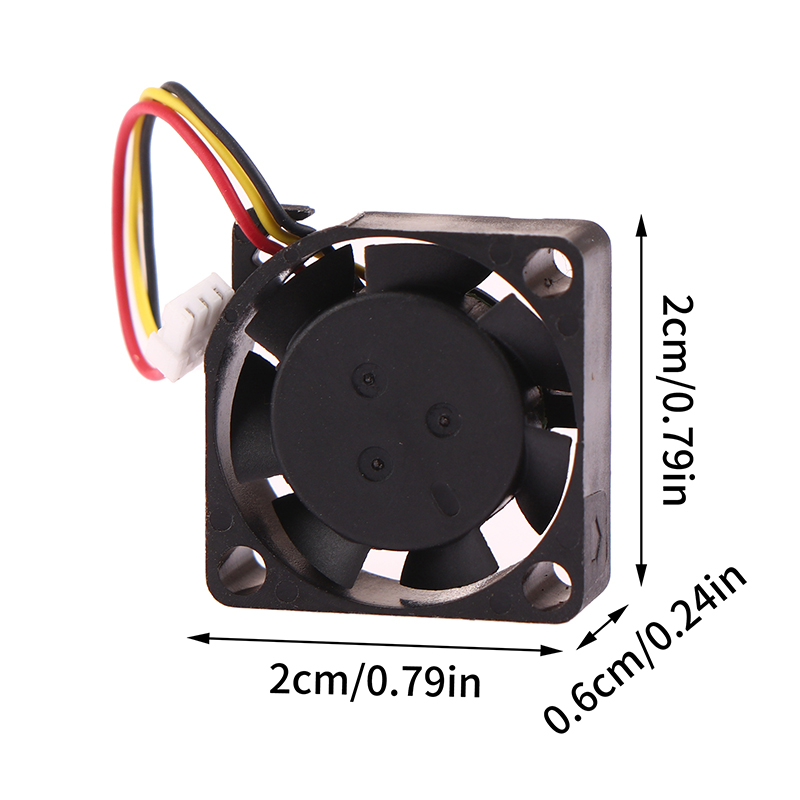 2006 5V 2CM 20MM Fan 20*20*6MM Cooling Fan Fan Mini Laptop Cooling Fan 3wire Computer PC Fan Radiator Cooler: Default Title