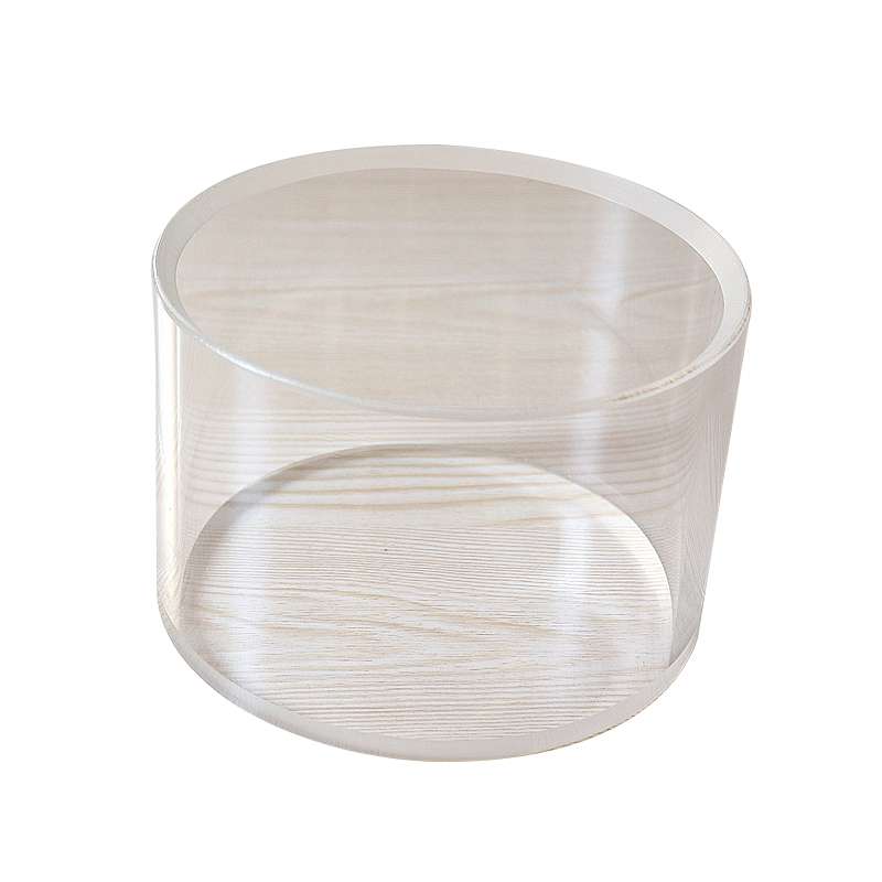 6X4 Inch Acryl Drum Shell Drum Lichaam 6 Inch Diameter 4 Inch Diepte Undrill Geen Gaten Met 45 graden Lager Rand