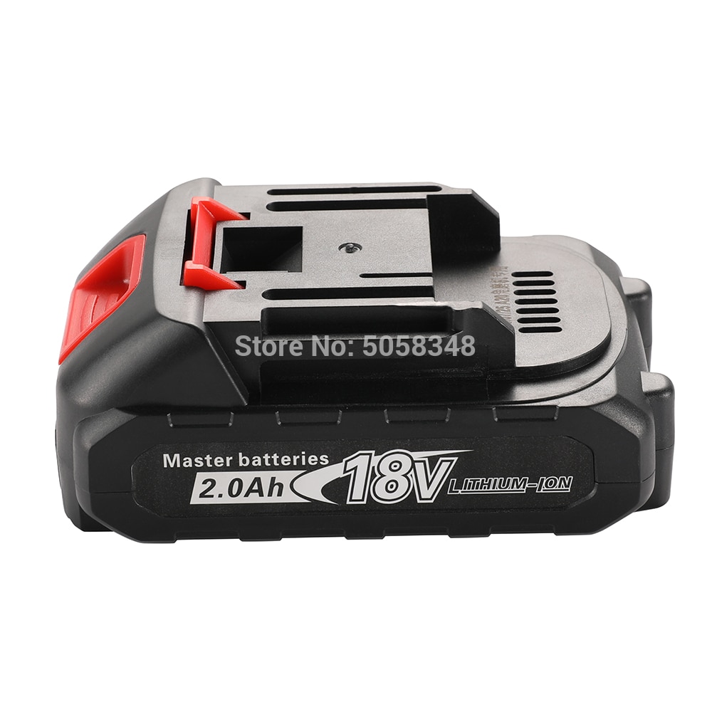 compatiable 18V 2000 mAh battery pack with a charger for rechargeable cordless tool