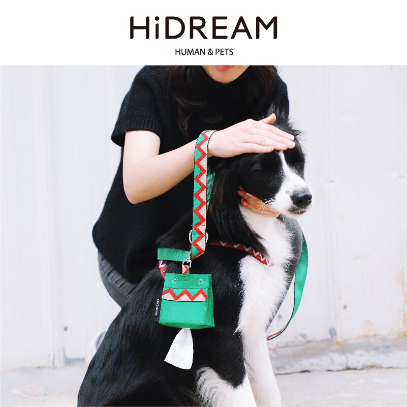 Hidream-Bolsa para popó portátil para mascotas, Bolsa para popó principal de Protección Ambiental para caminar al aire libre, gatos y perros