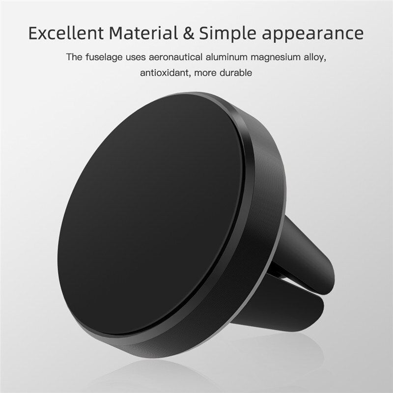 Magnetische Auto Telefoon Houder Air Vent Outlet 360 Graden Rotatie Mount Magneet Telefoon Mobiele Stand Gps Telefoon Beugel Voor Iphone