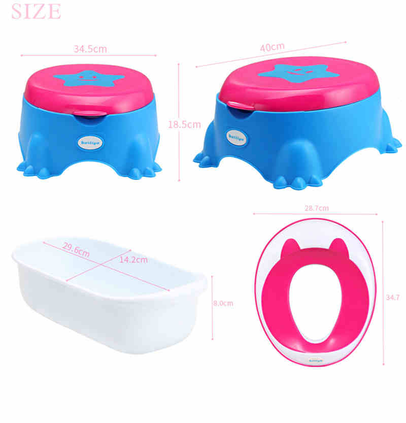 Baby Toilets Girls Cute Toilet Training Baby Boy's Blue Stool Pee WC XL Star Children's Toilet Infant Child Male Potty Urinal