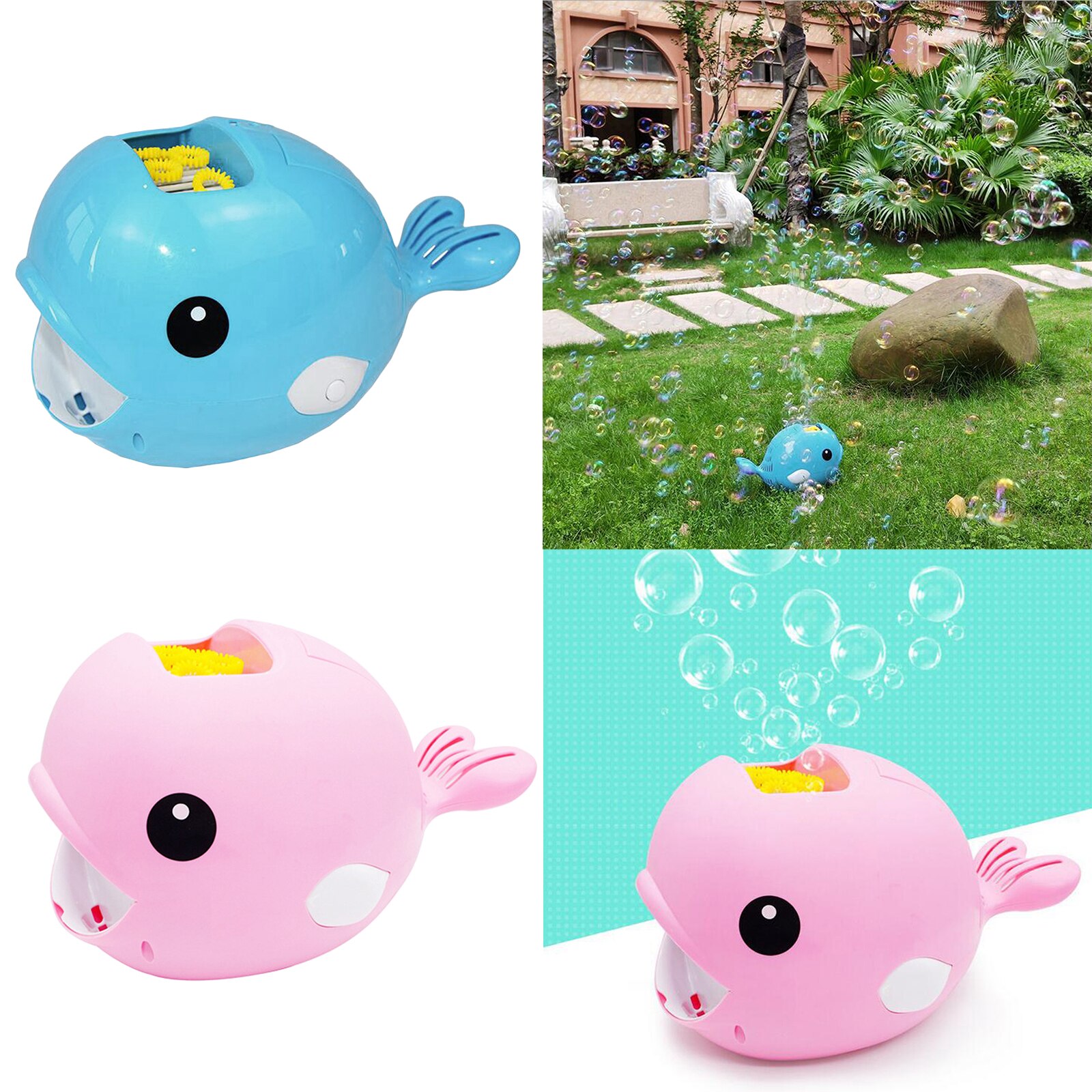 Automatische Bubble Making Machine Walvis Bubble Maker Bubble Blower Zomer Speelgoed Baden Speelgoed Voor Kinderen Jongens Meisjes Leeftijd Van 7-14