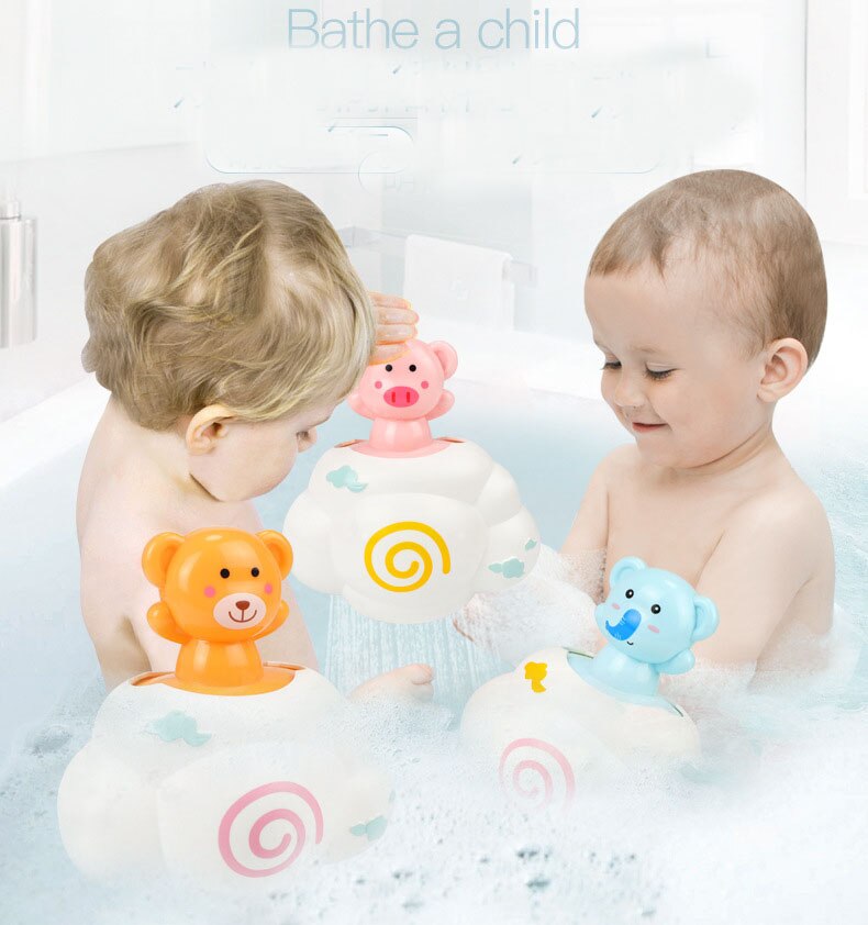 Baby Baden Spielzeug Kinder wolke regen Wasser Spray Sprinkler Badezimmer Beregnung Dusche Schwimmen Wasser Spielzeug Kinder