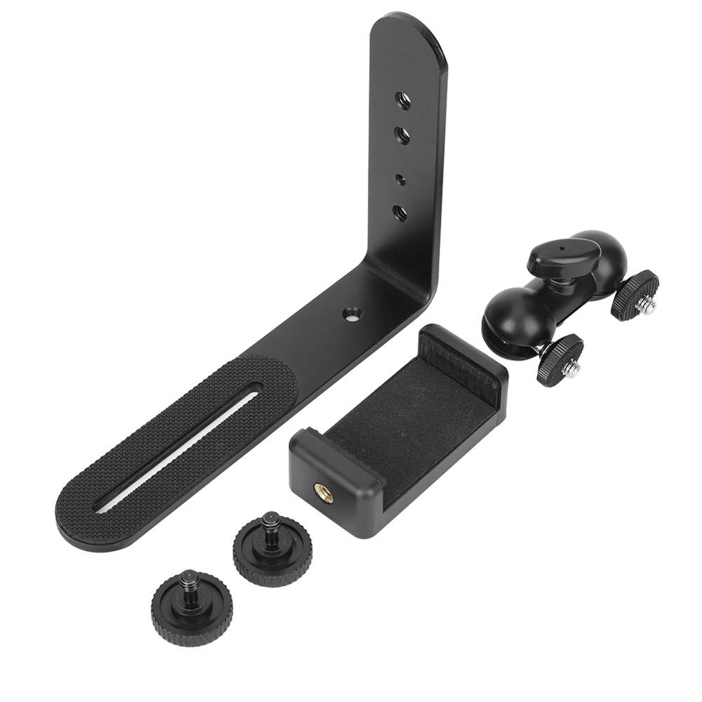 SLR Mirrorless Camera Attachment Bracket Mobile Phone Clip Installable Cellphone LED Light Microphone Monitor Photography Access