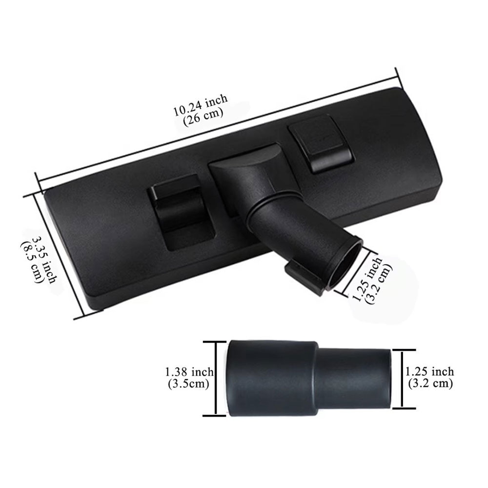 Universal Vacuum Cleaner 35mm Carpet Floor Tool Brush Attachment with Swivel Head