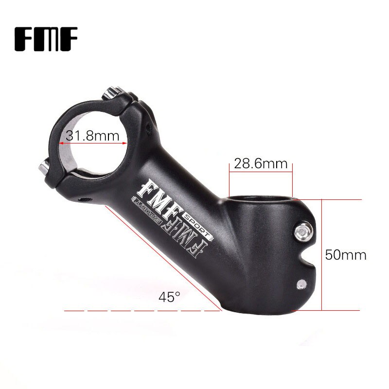 Fmf Fiets Stuurpen Road Mountainbike Stuurpen Aluminium Fiets Riser 45 Graden 31.8 Mm Voor Fiets Stuur Fietsen deel