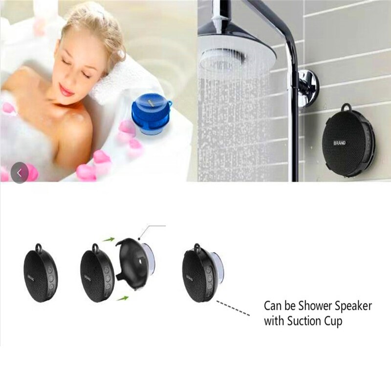 Draagbare Bluetooth Speakers Fiets Kolom Waterdichte Douche Akoestiek Soundbar Woofer Handsfree Subwoofer Speaker Box
