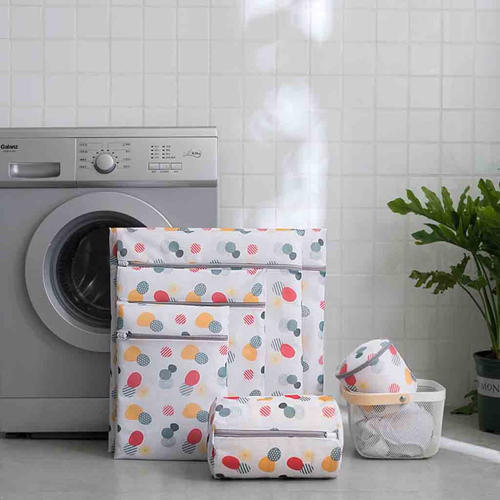 Clothes Washing Machine Laundry With Zipper Nylon Bag Mesh Dedicates Clothing Travel underwear basket Dryer Washing Protect 4.9
