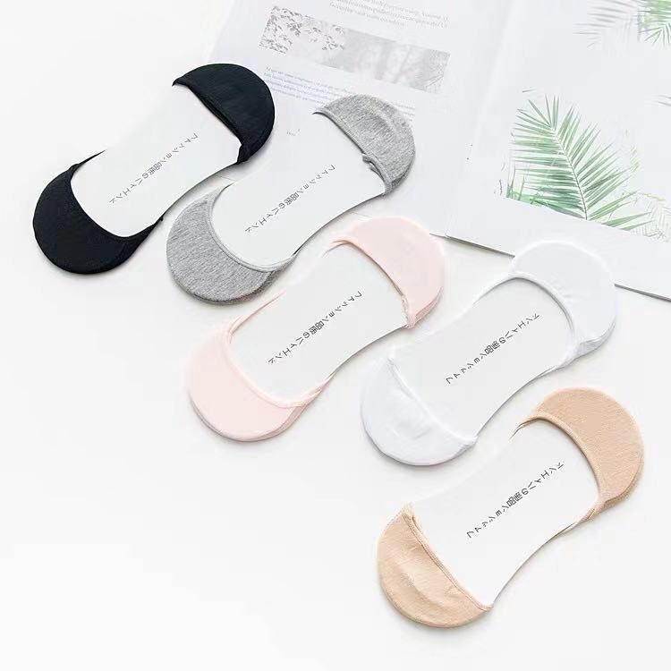 4Pair=8Pcs Summer Thin Boat Socks Breathable Invisible Boat Socks Women High Heel Slippers Low Cut Non-slip Liner Short Socks