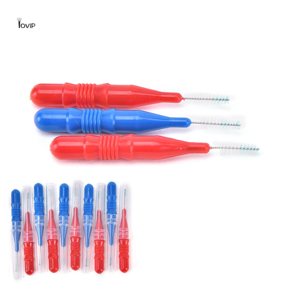 50 Stks/partij Hygiëne Tandzachte Flosdraad Sticks Tandenstoker Tanden Reinigen Tand Flossing Head Plastic Interdentale Borstel