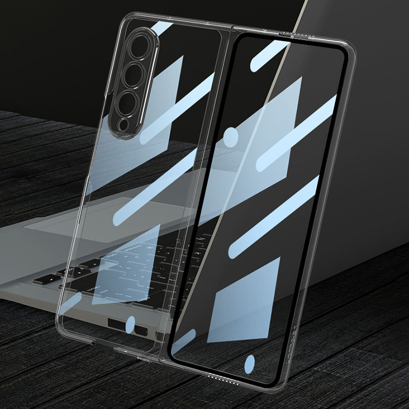 GKK Luxe Plating Screen Glass Cover Voor Samsung Galaxy Z Fold 4 Case Camera Bescherming Hard Plastic Voor Galaxy Z Fold4 5 Case