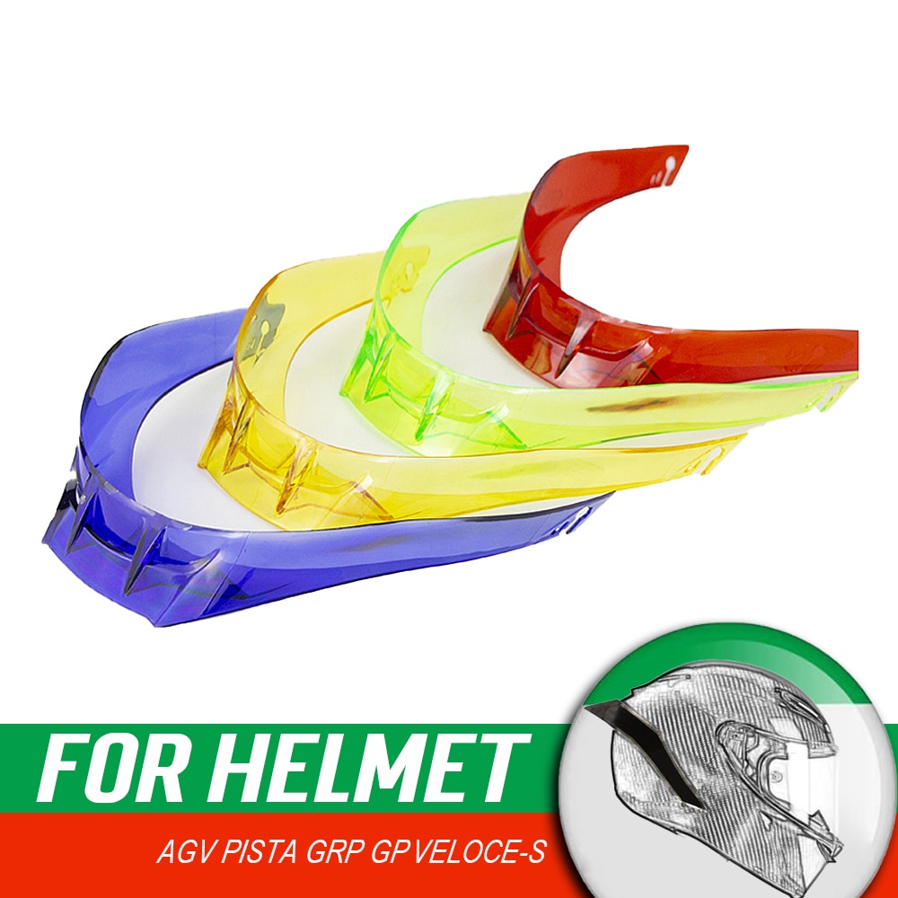 Motorcycle Helmet Big Tail Spoiler For AGV PISTA GRP GP VELOCE-S Rear PARTS &amp; ACCESSORIES Moto Casco Adornment