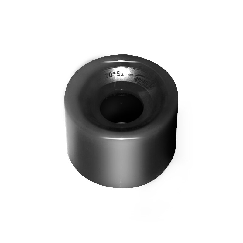 1/4 pcs Skateboard Wheels Bearings Elastic PU Wearable Flexible Durable 70x51 Skateboard Wheel Supplies: Black