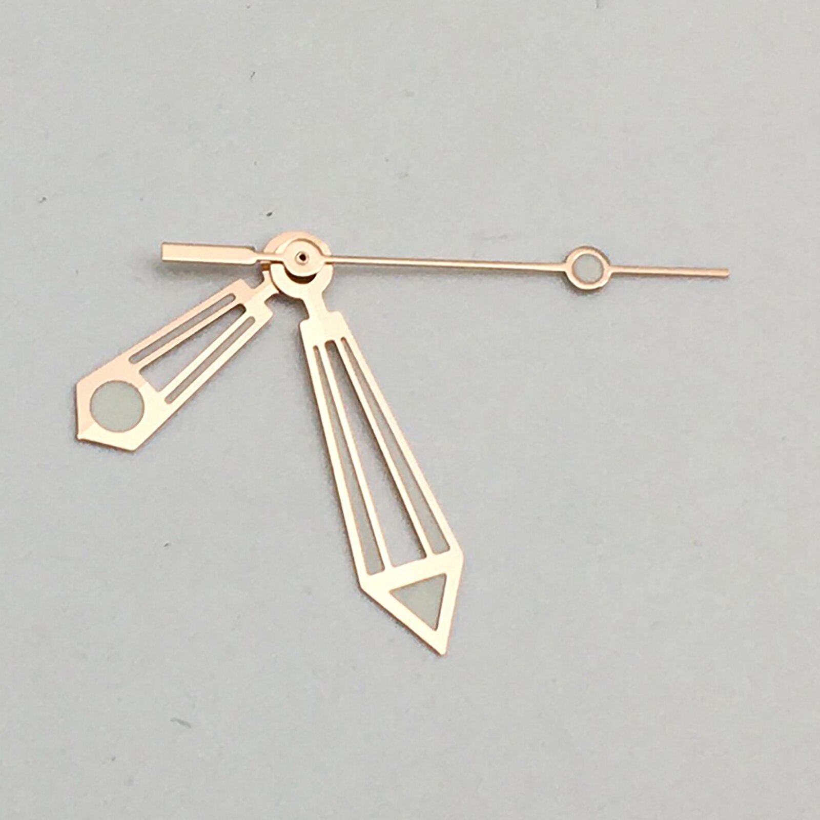 9X13.2X14.2Mm Horloge Hand Groene Lichtgevende Handen Pointer Voor 8215 NH35 NH36 Beweging: Rose Gold