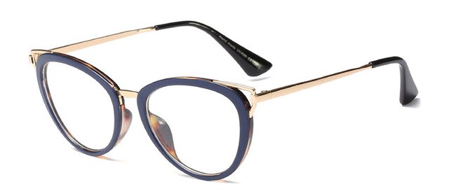 Mixed Colors Cat Eye Eyeglasses Frame Women Retro Myopia Glasses for Female Optical Prescription Eyewear: 2