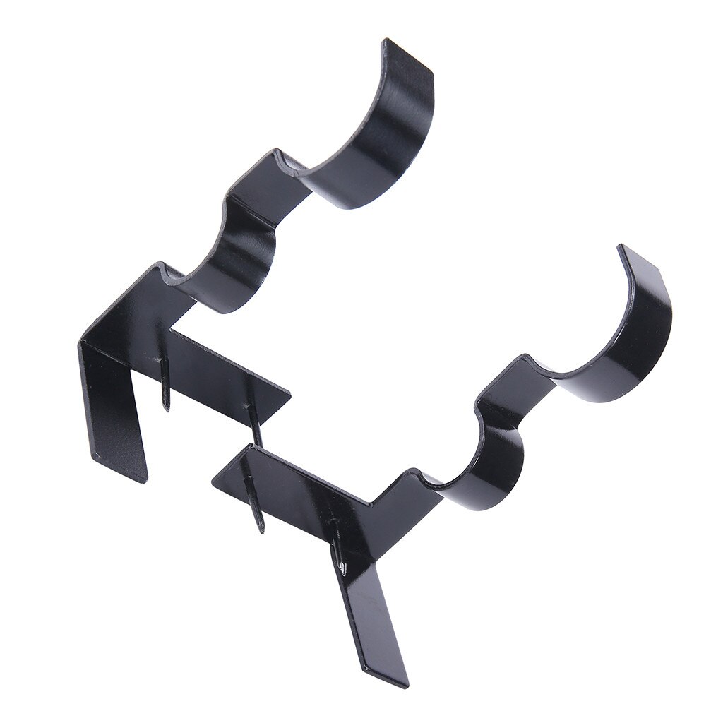 1 pair of curtain rod brackets Hanging curtain rod holder, tap to the right into the window frame curtain rod bracket #40