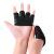 WorthWhile Gym Fitness Half Finger Gloves Men Women for Crossfit Workout Glove Power Weight Lifting Bodybuilding Hand Protector: black / L