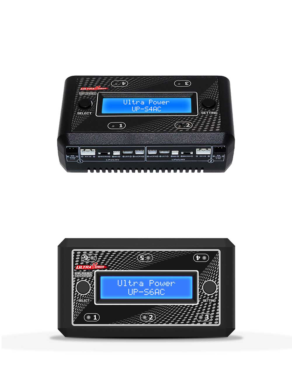 ​ Chargeur de batterie Ultra Power UP-S6AC UP-S6, 6x4.35W AC DC, pour modèle 1S LiPo LiHV LiIon LiFe avec Micro MX mCPX JST RC