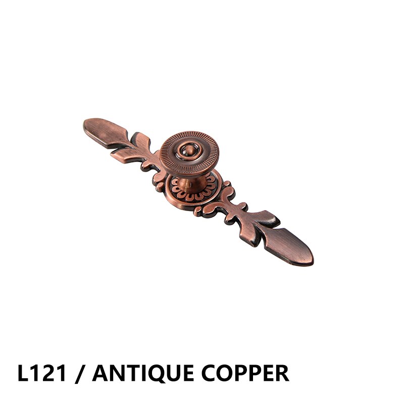 Kitchen Cabinet Door Handle Set Furniture Door Drawer Handles with Back Plate Gold Antique Bronze Antique Copper: Antique Copper L121