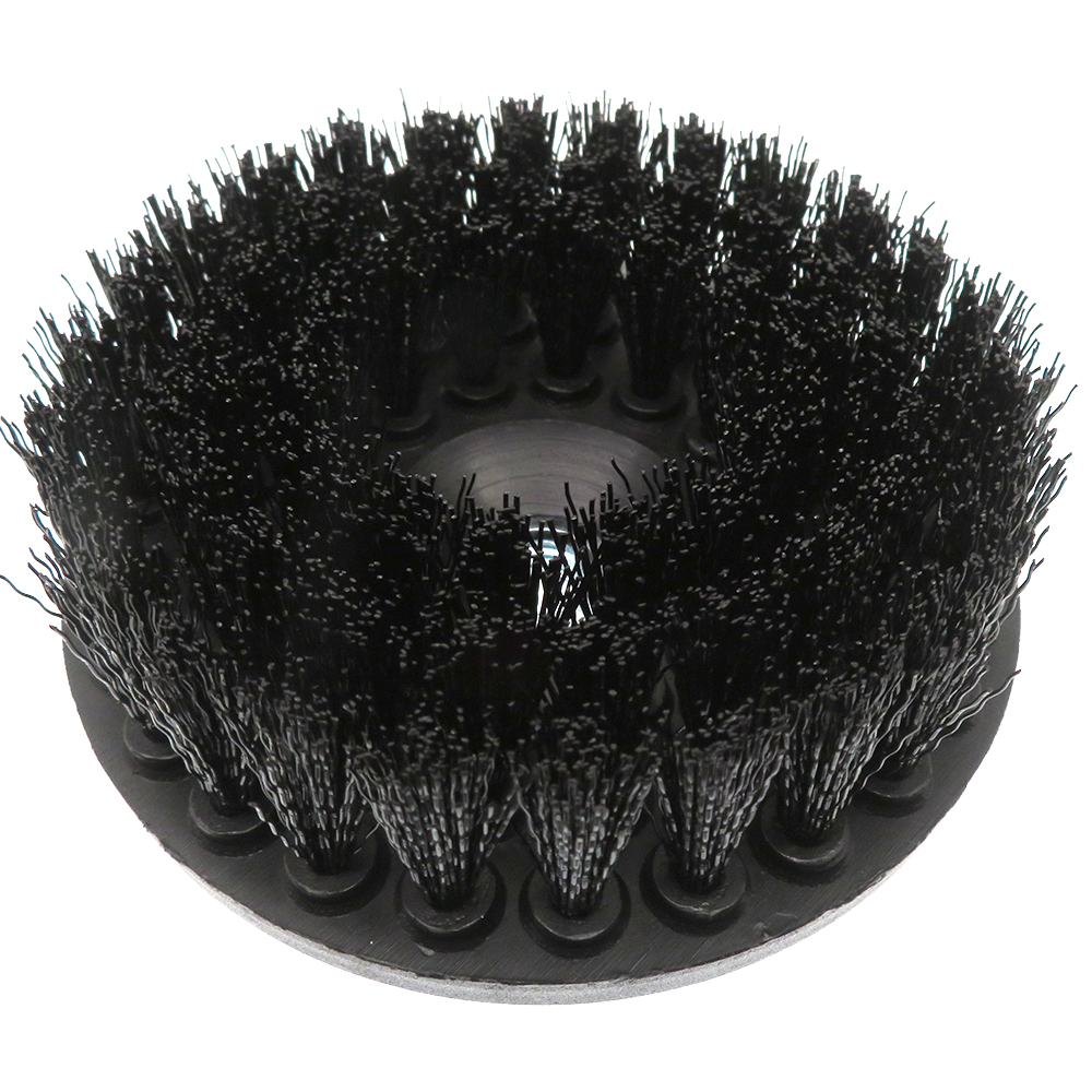 Spazzola per pulizia elettrica da 6 pollici per moquette in vetro, pneumatici per auto, piastrelle per doccia, superficie per bagno e cucina con adattatore