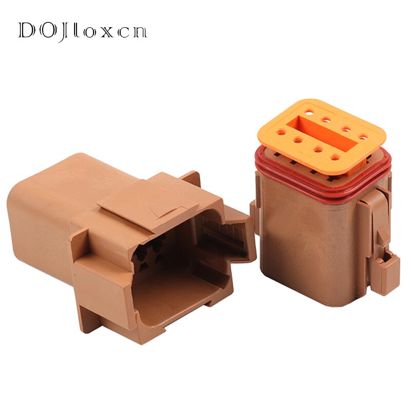 1 Set DT06-08SD Deutsch 8 12 Pin Connector Waterproof Male Female Pair Wiring Plug DT04-08PD DT15-08PD DT04-08PB-L012 DT06-08SC