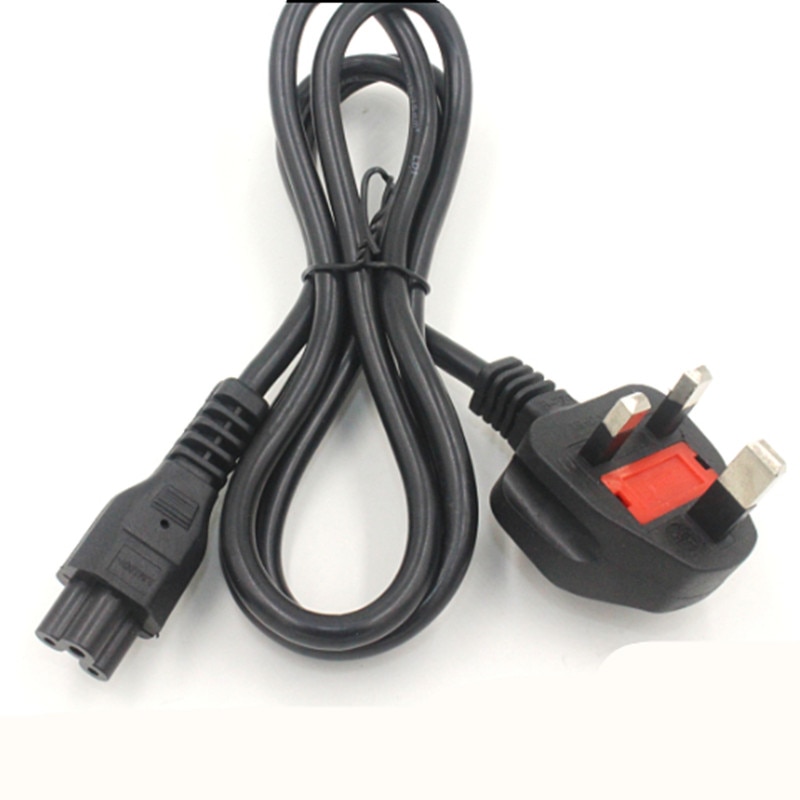 UK Singapore Malaysia Power Extension Cable Cord British Lead Cable Cord UK Plug To IEC320 C5 For Laptop Charger LCD TV 1.5M 5ft