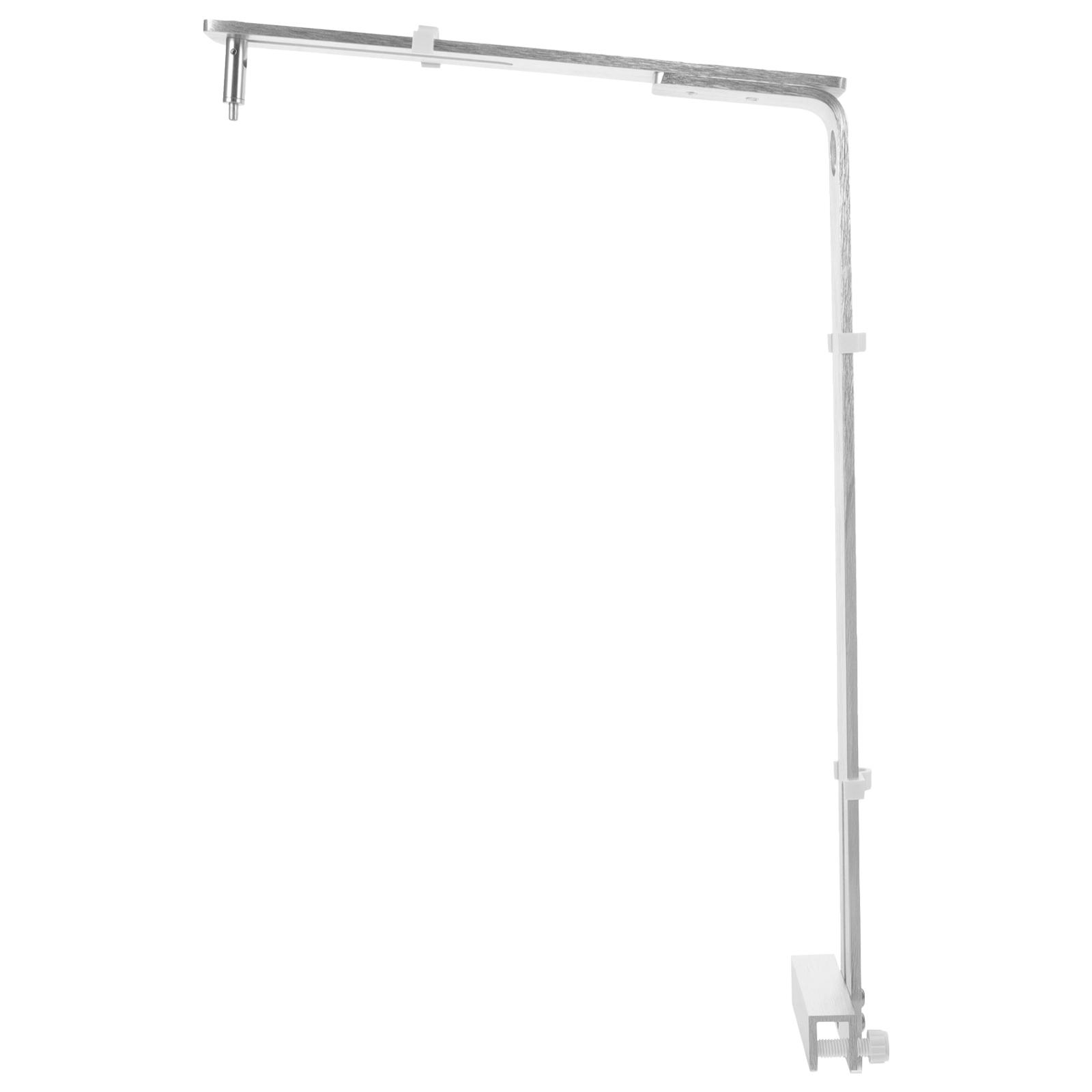 Feste til akvarielys i aluminiumslegering med 13mm glassklemmer, slitesterkt metall, akvarielysstativ, lampeholder for vannplanter, enkel