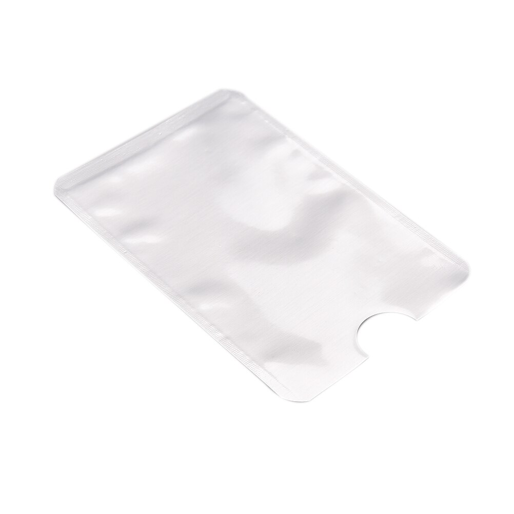 10 stücke Anti Scan RFID Ärmel Schutz Anti Diebstahl Kredit Ich würde Karte Aluminium Folie Halfter Anti-Scan Karte Hülse