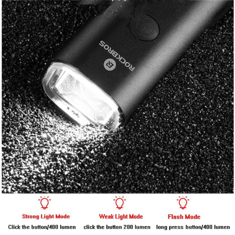 Bicycle Light Front Light USB Charging Waterproof Mountain Bike Cycling Light Safety Warning Lamp Night Riding Glare Flashlight