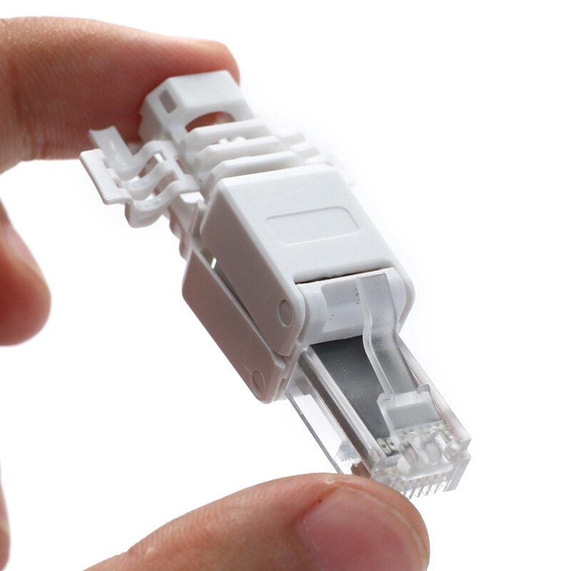 No Crimp Connectors Ethernet Cable Tool-less Cryst... – Vicedeal