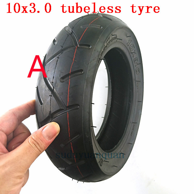 10 inch E-Scooter wheel tyre10x3.0 10x3.00 electric scooter Tubeless tire 10*3.0 scooter vacuum tyre widening thickening tyre