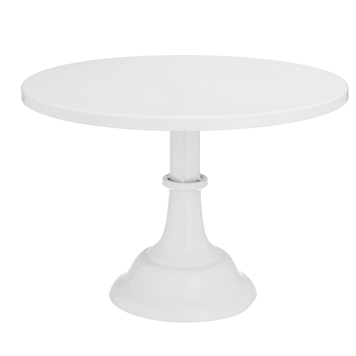 12 Inch Ronde Cake Stand Smeedijzeren Prachtige Taart Rack Base Dessert Stand Ronde Cake Display Bruiloft Verjaardag Cupcake Houder: WHITE