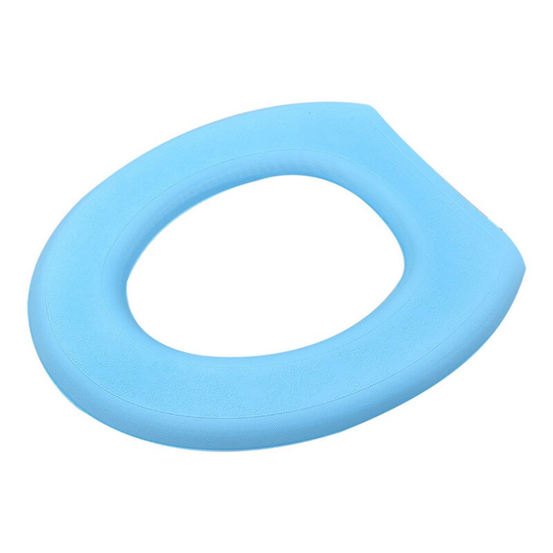 EVA toilet seat insulation waterproof toilet seat waterproof pad detachable toilet seat protective cover: Blue