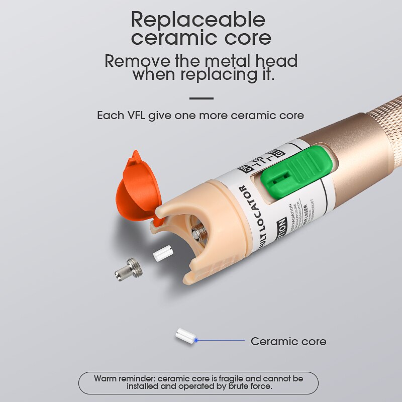 Comptyco Hoge 30Km/20Km/10Km/5Km Rode Lichtbron Fiber Tester pen Visual Fault Locator Compliant St Fc Sc Connector