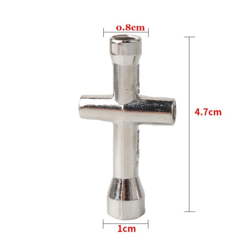 Model tool metal M4 M5 M5.5 M7mm Screw Nut Hexagonal small cross wrench socket for removing tire nuts