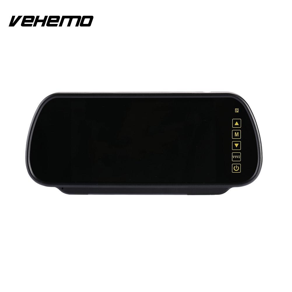 Vehemo Bluetooth Auto Achteruitkijkspiegel Monitor Auto Monitor MP5/Dvd/Tv/Mtv Screen Auto Backup Spiegel monitor Premium Universele