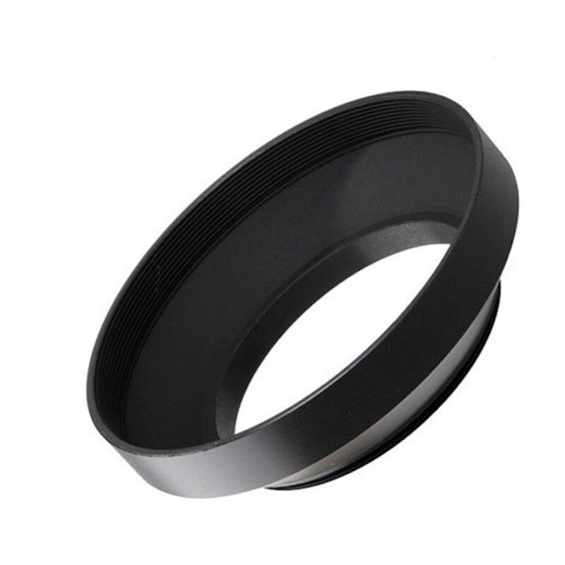 55Mm Groothoek Metalen Zonnekap Voor Nikon Canon Sony Pentax Olympus Schroef Mount Camera Accessoires