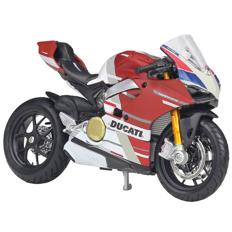 Maisto NUOVO 1:18 DUCATI panigale v4 Pressofuso In Lega Modello di Moto Praticabile Shork-Assorbitore Giocattolo Per I Regali Dei Bambini Toy Collection