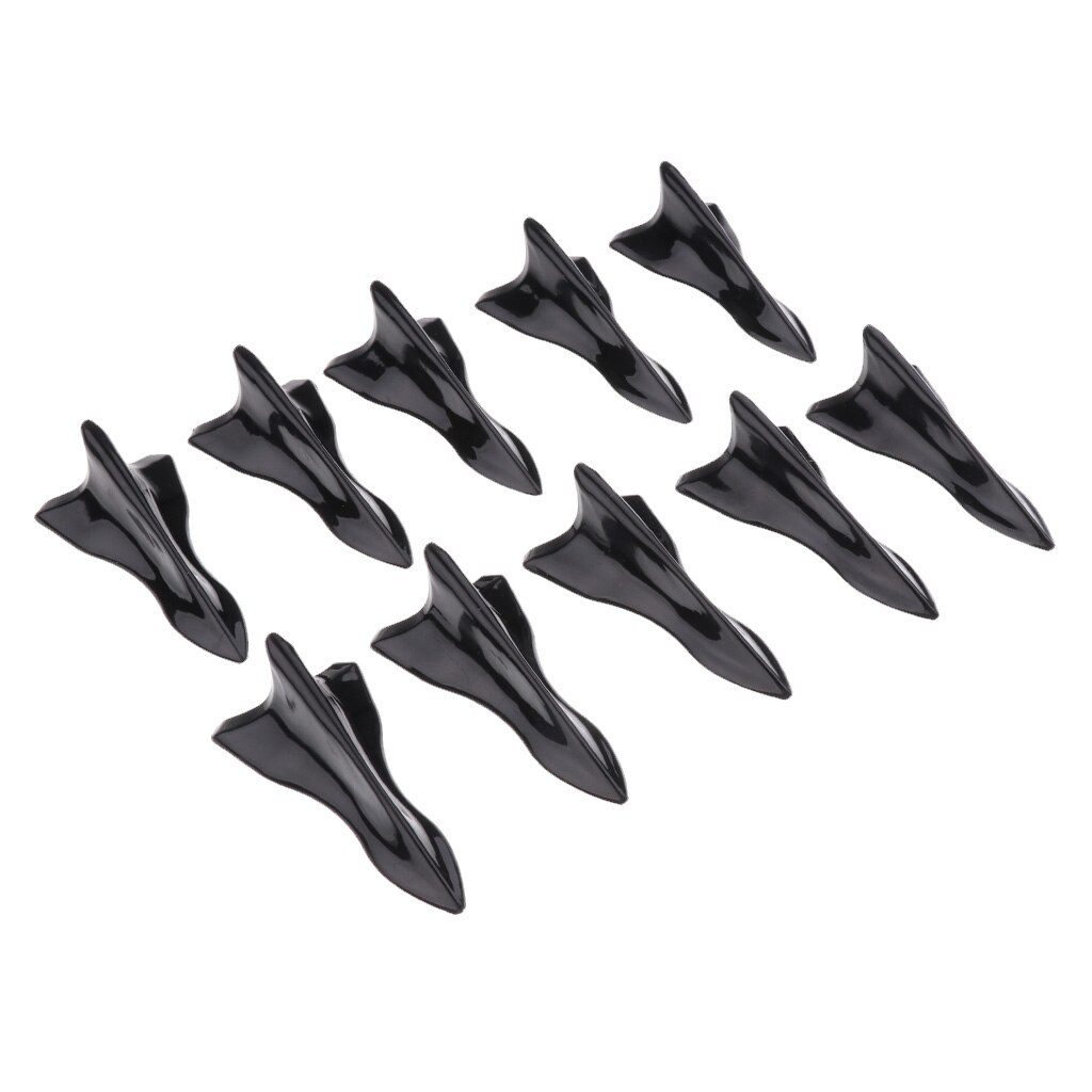 10 Stuks Auto Dak Air Vortex Generator Haaienvin Decoratieve