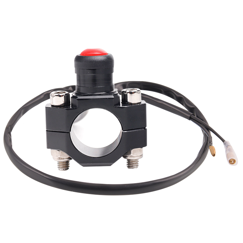 Hurbike-Joli à bouton pour moto, démarreur de moteur, Kill On Off VILLE CNC, universel, arrêt du moteur, démarrage, Kill Switch: Violet