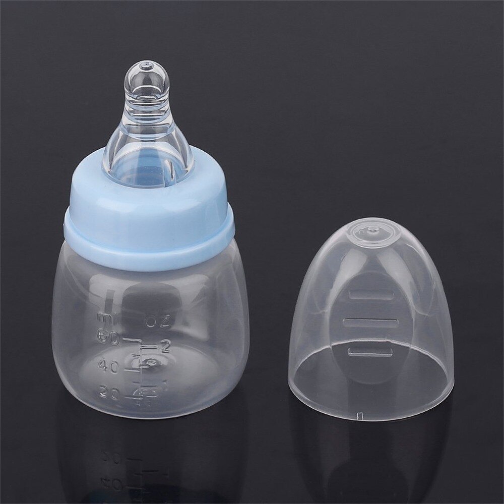 Infant Baby Feeding 0-18 Months Feeder 60ML PP Nursing Juice Milk Mini Hardness Bottle Baby Bottles And Nipples Brand