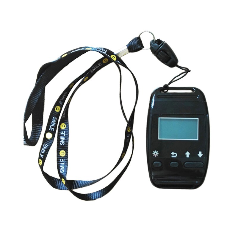 Hanging Neck Type Watch Pager Sound Vibrating for Wireless Waiter Calling System Call Paging Restaurant Equipment