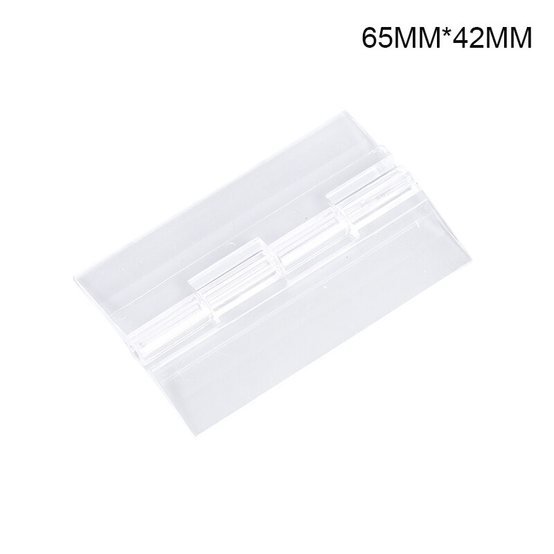 1pcs Acrylic Folding Hinges Transparent Plexiglass Hinge Durable Clear 8 Sizes: A5