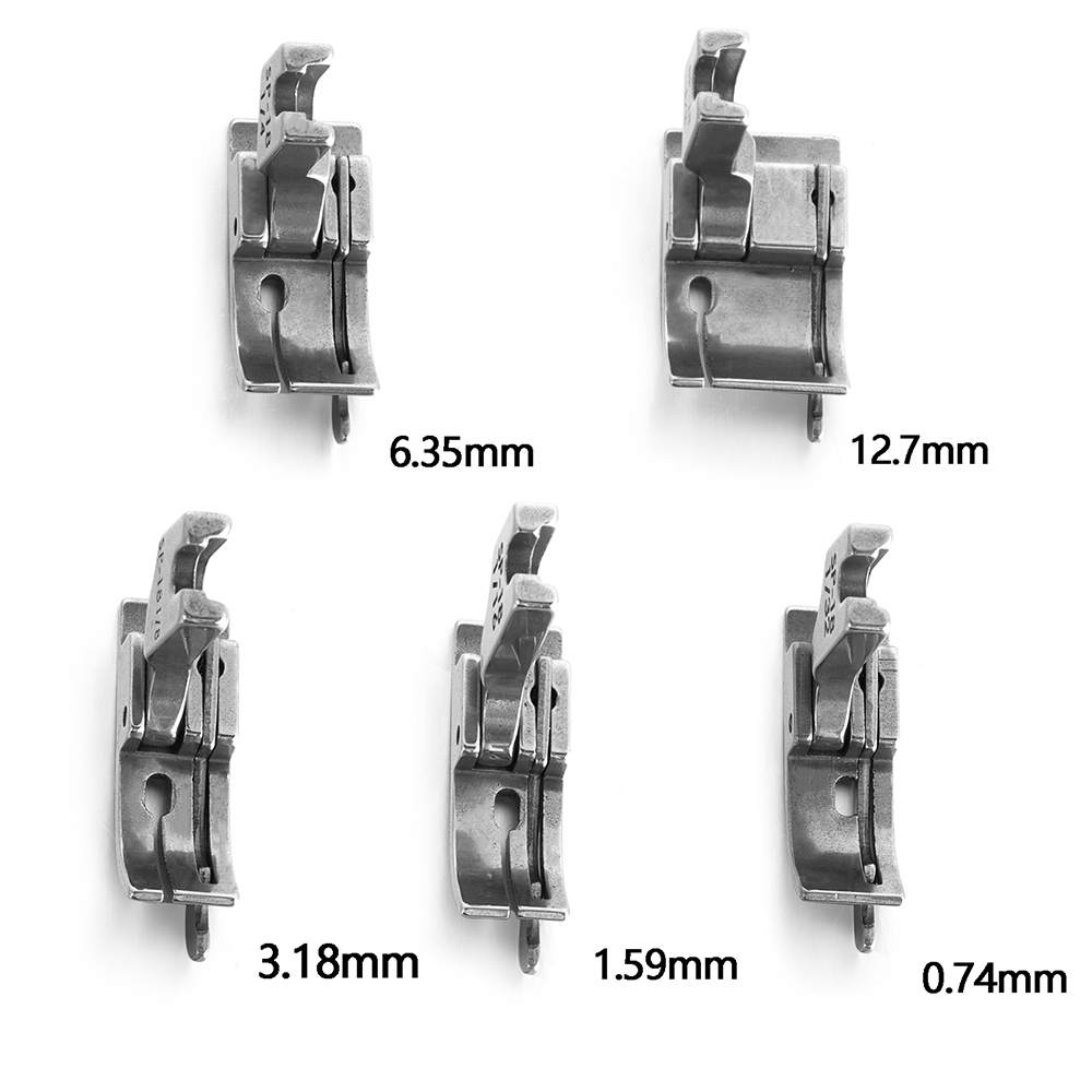 5 Sizes Multi-function RIGHT & WIDE Presser Foot Industrial Sewing Machine Parts Full Steel Lock Stitch Walking Foot
