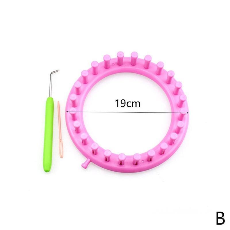 Weaving Loom Knitting Loom Flower Daisy Knit Pattern Maker Wool Yarn Needle Loom Knitting Tools: 2-19