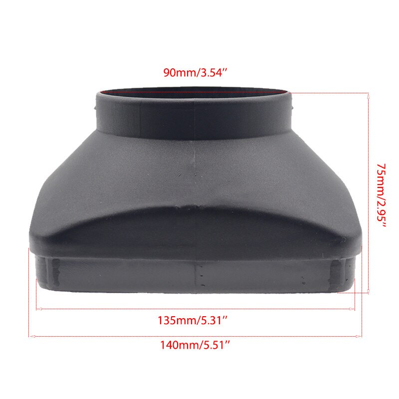 Air Diesel Parking Heater Air Outlet Vent Cover Outlet hood For Eberspacher D2 D4 Chinese Brand Heater 2kw 5kw: D4-5KW 1 hole-90mm