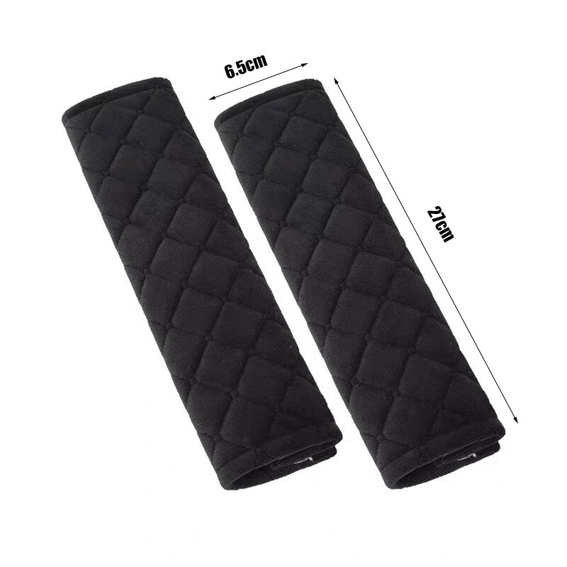 Soft Car Seat Belt Cover Universal Auto Seat Belt Covers Warm Plush Shoulder Cushion Protector Safety Belts Shoulder
