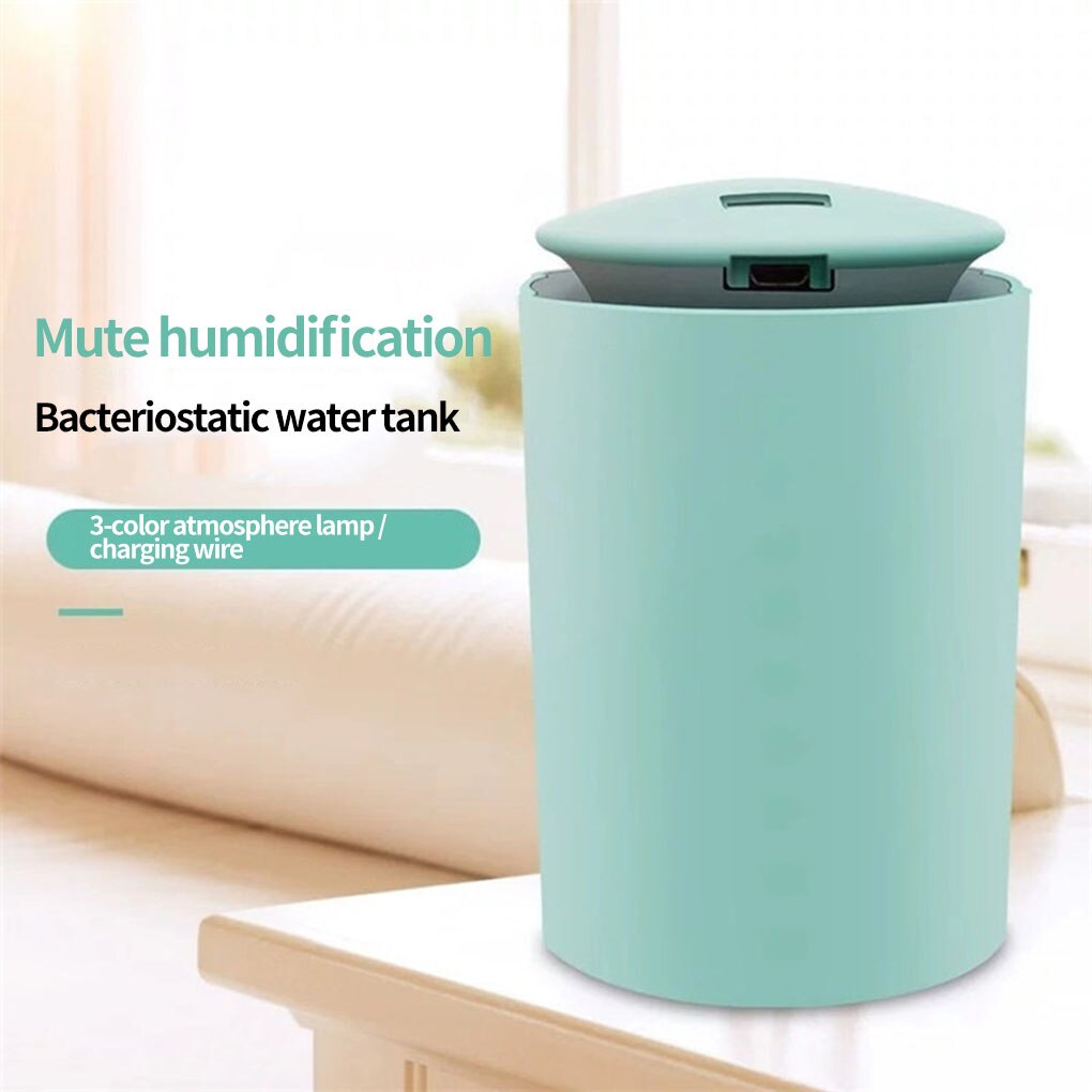 Ultrasonic Mini Air Humidifier 340ml Aroma Essential Oil Diffuser Houshold Car USB Fogger Mist Maker With LED Night Lamp